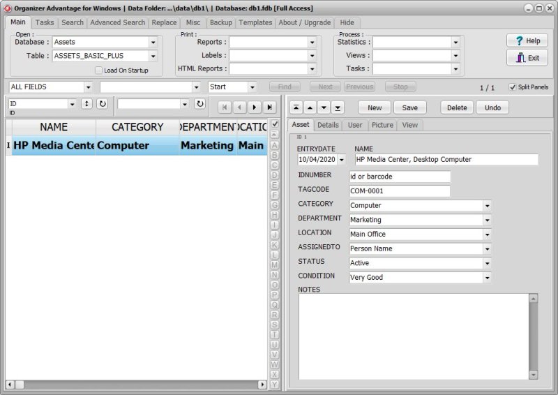 Office Asset Management Software for Windows PCs